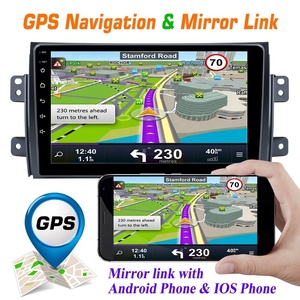 2 DIN Android Car Stereo 9 inch đài phát thanh GPS xe Android <span class=keywords><strong>Player</strong></span> với đảo ngược máy ảnh cho szuki sx4 2006-2017 - Product Image 3