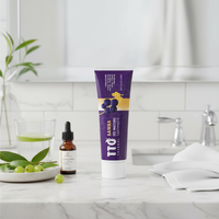 Dentifrice TTO Thermal Samba 75g Hydratation Profonde Thérapie Anti-Âge Réparatrice Huile d'Arbre à Thé Vitamine C Naturel