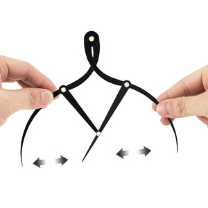 Thước đo lông mày bằng thép không gỉ Golden Mean Calipers, dụng cụ đo cho phun xăm vi chạm - Product Image 5