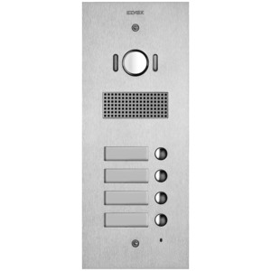 Placca Steely 2F+ A/V 4 Pulsanti Acciaio Inox 34.2x12.4x6.6 ซม. สำหรับประตูและรั้ว - Product Image 1