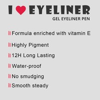 Crayon Eyeliner Minéral Mat Imperméable 12 Couleurs, Non Décolorant, Longue Durée, Sans Décoloration, Stylo Eyeliner Liquide Sexy pour Femmes