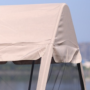 Sillón <span class=keywords><strong>columpio</strong></span> <span class=keywords><strong>de</strong></span> alta calidad para jardín, techo <span class=keywords><strong>de</strong></span> 3 plazas, patio <span class=keywords><strong>de</strong></span> Metal para exteriores, columpios <span class=keywords><strong>de</strong></span> hierro forjado para - Product Image 4