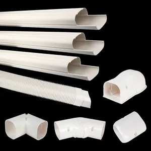 Air Conditioner Parts Heat Mini Split Accessories Covers Used Pipe Gutter Slim Duct Line Set Cover Home Builders