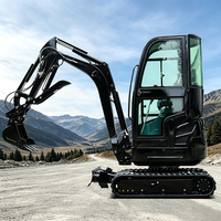 Mini Excavator CE 1 Ton, Mesin Penggali Kecil untuk Dijual, Harga Grosir, Pasokan Langsung Pabrik untuk Pasar Uni Eropa, Penggunaan Konstruksi dan Pertanian