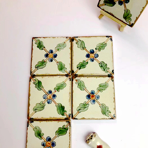 Azulejo <span class=keywords><strong>de</strong></span> diseño <span class=keywords><strong>de</strong></span> flores <span class=keywords><strong>de</strong></span> arte Vintage pintado a mano, escalera <span class=keywords><strong>de</strong></span> cocina, diseño rústico, azulejo <span class=keywords><strong>de</strong></span> pared y suelo <span class=keywords><strong>para</strong></span> jardín - Product Image 2