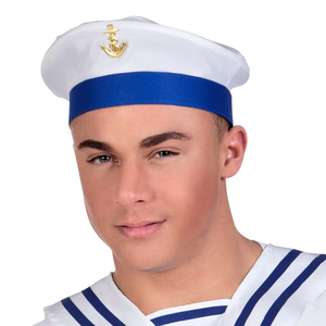 Seaman Cap - Custom White Sailor Hat for Adults Unisex
