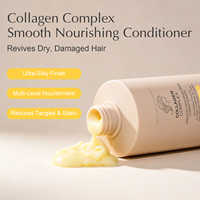 Acondicionador Capilar de Colágeno para Reparación de Cabello Dañado y Encrespado, Tratamiento Suavizante, Marca Privada, Acondicionador Profundo