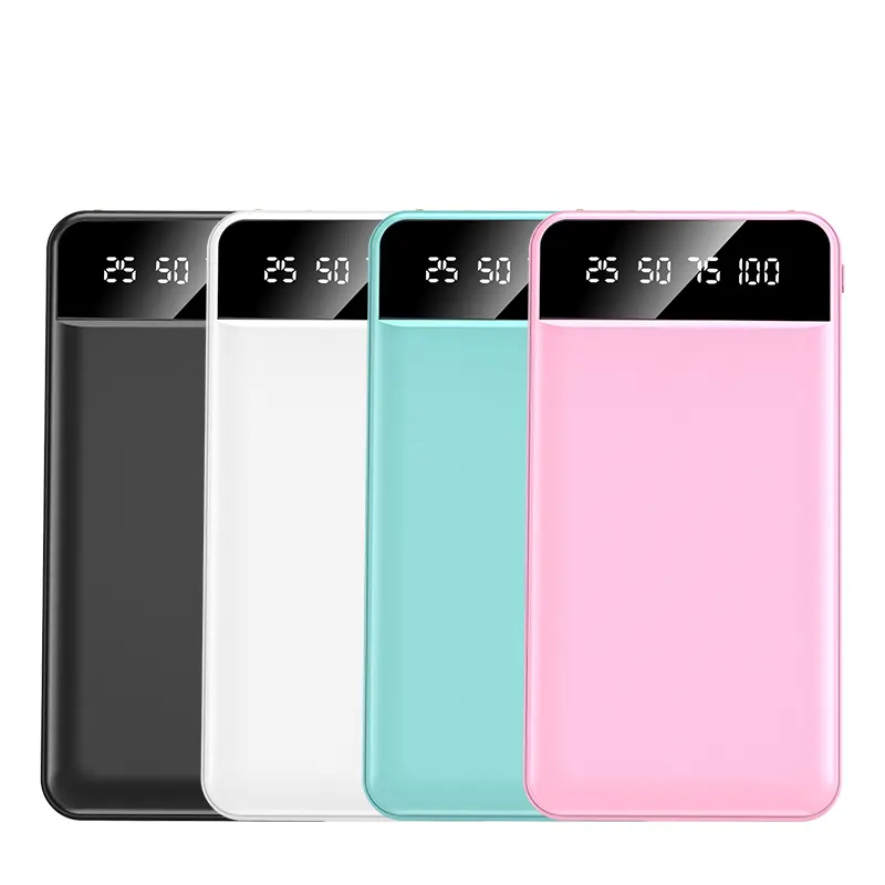 Super Flat Portable Slim Pocket Small Size 5000 Mah Phone External Battery Charger 5000mah Mini Power Bank
