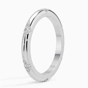 Alliance éternelle en moissanite de qualité supérieure en argent 925 avec un éclat brillant et un charme intemporel pour un style quotidien - Product Image 1