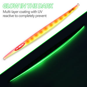 MOOKZZ 160g 180g 200g 250g 300g330g โลหะความเร็ว Jig Jigging ล่อ Isca ประดิษฐ์ทะเลตกปลา Jigs ปลาทูน่าคิงฟิช <span class=keywords><strong>Amberjack</strong></span> - Product Image 3