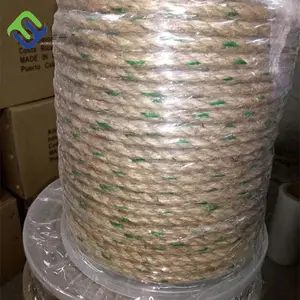 6mm 3 fios torção corda de juta cânhamo corda para vegetais plástico greenhouse