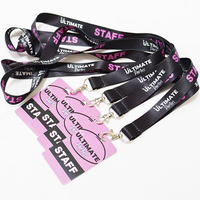 Lanières personnalisées en PVC couleur pleine, faible MOQ, pour cartes d'identité, badges nominatifs, cartes d'accès, cartes de travail, cartes VIP, pour employés, expositions et événements