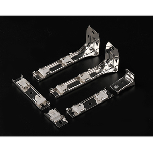 Échantillon gratuit Rail de rideau incurvé flexible moderne sur mesure Longueur personnalisée Rail de rideau d'angle en aluminium Accessoires de rails de rideau - Product Image 2