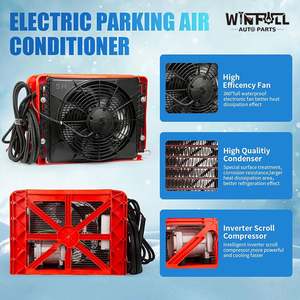 Compresseur à rotor de haute qualité 24V 9000btu/h 600-850W R134a 600g Réfrigérant 2000 M3/h Volume d'air extérieur Climatisation de cabine de tracteur 1 - Product Image 2