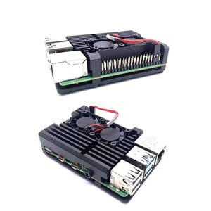 Raspberry <span class=keywords><strong>Pi</strong></span> 4B der 4. Generation mit Aluminium gehäuse aus Aluminium legierung mit zwei Lüftern und Metall gehäuse für Unterhaltung elektronik - Product Image 5