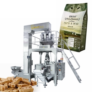 Machine d'emballage à multitêtes, remplissage de lapin, Hamster, <span class=keywords><strong>Koi</strong></span>, granulés d'alimentation, appât de poisson, fermeture éclair - Product Image 1