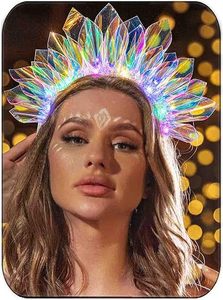 DAMAI <b>Plastic</b> Light-Up LED <b>Headband</b> with Glow for Women & Kids Party Decor Made in Zhejiang China - Product Image 6