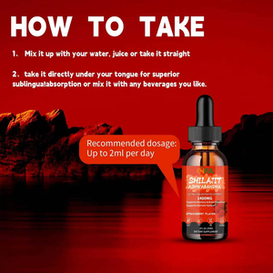 Fabricant de compléments alimentaires, gouttes liquides de Shilajit et d'Ashwagandha au goût fraise, 1400 mg, favorisent la mémoire et les fonctions cérébrales - Product Image 4
