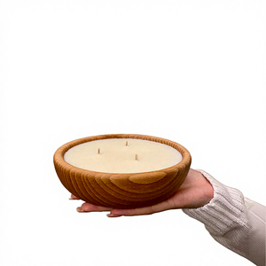 Support de bougie artisanal en bois naturel de haute qualité, taille moyenne, pour exportation mondiale, décoration extérieure et intérieure, mariage, Noël, fête - Product Image 4