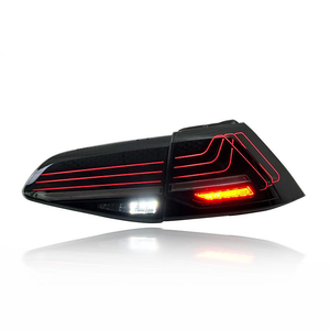 Système d'éclairage automobile pour <span class=keywords><strong>Golf</strong></span> 7 Feux arrière 2018-2020 Mise à niveau vers le nouveau style CSL Feux arrière LED complets Feux de frein - Product Image 4