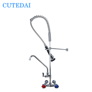 <span class=keywords><strong>Robinet</strong></span> <span class=keywords><strong>de</strong></span> cuisine commercial mural en <span class=keywords><strong>laiton</strong></span> avec douchette extractible pour hôtels, tête <span class=keywords><strong>de</strong></span> pulvérisation multifonction pour remplissage <span class=keywords><strong>de</strong></span> casseroles - Product Image 1