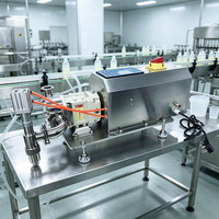 Machine de pompage à rotor semi-automatique de bureau, dosage de haute précision pour la production en petites séries de boissons, eau, cosmétiques, crèmes et confitures