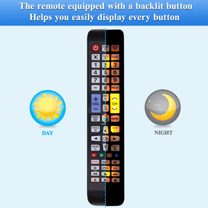 <span class=keywords><strong>Telecomando</strong></span> universale retroilluminato per tutti i televisori <span class=keywords><strong>Samsung</strong></span> LED HDTV Smart TV con pulsante <span class=keywords><strong>Netflix</strong></span>, nessuna configurazione necessaria - Product Image 2