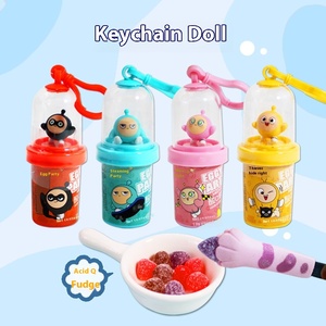 Usine directe créative gelée bonbons jouer jouet oeuf clé boucle poupée avec des collations aromatisées aux fruits pour enfants cadeaux de fête - Product Image 5