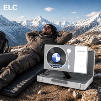 Pantalla Inteligente Portátil de 27 Pulgadas con Bluetooth 5.3 y Altavoces de 40W para Música, Películas y Entretenimiento al Aire Libre