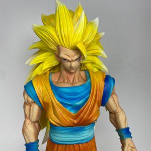 Figurine Manga Goku Super Trois DRAGON BALL Z 35CM avec mains interchangeables, en PVC, pour collection ou cadeau - Product Image 2
