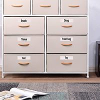 Tiroirs en plastique personnalisés porte-étiquettes d'armoire étiquette d'étagère transparente pochettes pour cartes d'index porte-étiquettes étiquette d'étagère adhésive