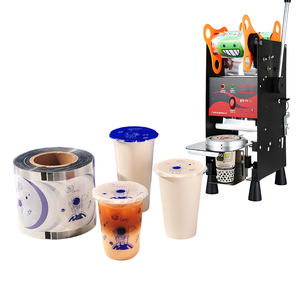 Pellicola Sigillante Personalizzata in PP per Bicchieri, Termosaldante per Bubble Tea 90-105 °   Pellicola Sigillante per Bicchieri in PP con Coperchio Termosensibile, Confezione Carina - Product Image 2