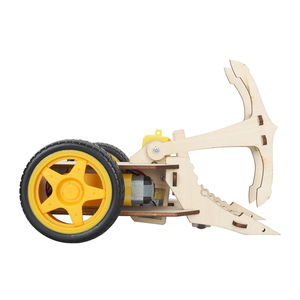 Tscinbuny Kit d'expérimentation scientifique DIY, Chariot Mecha télécommandé, Puzzle en bois, Jouets éducatifs scientifiques STEM à assembler pour enfants - Product Image 4