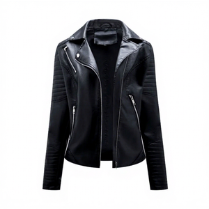 Chaquetas de Cuero de Moda para Mujer, Último Diseño, Gran Venta, Logotipo Personalizado, Estilo y Color - Product Image 1