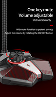 Meilleure vente Accessoire de jeu Microphone de bureau Ordinateur portable Microphone à condensateur Podcast You Tube Studio Microphone