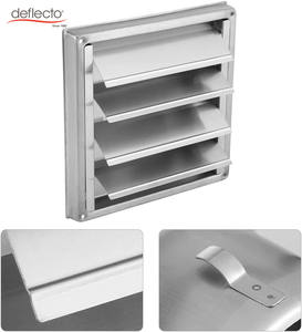 Grille <span class=keywords><strong>de</strong></span> ventilation <span class=keywords><strong>de</strong></span> 4 pouces SUS304, ventilateur carré <span class=keywords><strong>de</strong></span> <span class=keywords><strong>sortie</strong></span> murale <span class=keywords><strong>de</strong></span> 100mm, extracteur <span class=keywords><strong>de</strong></span> sèche-<span class=keywords><strong>linge</strong></span> carré, vente en gros - Product Image 2