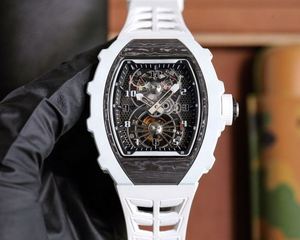 Reloj Mecánico de Alta Calidad para Hombre, Movimiento Tourbillon, Caja de Acero Inoxidable, Función Luminosa, Calendario Perpetuo, 22 mm - Product Image 1