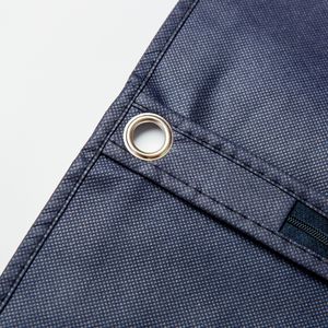 60*120 vente en gros de luxe en vrac Logo personnalisé non tissé housse anti-poussière transport vêtements stockage manteau costume vêtements sacs avec fermeture éclair - Product Image 4