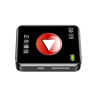 Kayıpsız WAV Ses Modası Müzik Severler Kablosuz Ses Kontrolü Çok Fonksiyonlu Yüksek Kapasiteli Yaşlılar İçin MP3 Çalar 1.77" Ekran 20 Saat