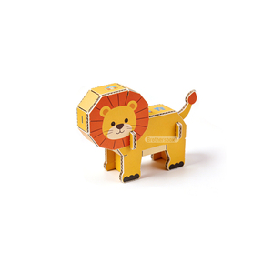 Rompecabezas 3D de Diseño de Dibujos Animados Más Vendido, Juego Educativo para Niños, Rompecabezas de Animales 3D de Cartón <span class=keywords><strong>Personalizado</strong></span> para Ensamblar - Product Image 3