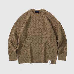 Suéter de cuello redondo de hombre grueso de invierno de Venta caliente - Product Image 2