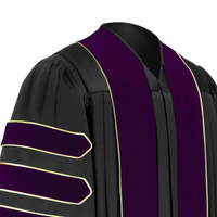 Venta al por mayor unisex de lujo personalizado vestido de graduación de doctorado vestido de graduación, Pastor, bata de púlpito