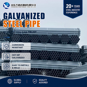 Tuyau en acier galvanisé DX54D, galvanisation à chaud Z100 G/sqm 42,2 mm Sch40, avec une excellente résistance à la corrosion - Product Image 1