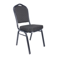 Chaises de banquet d'hôtel en métal empilables de qualité supérieure, robustes et économiques, pour l'intérieur, couleur blanche, style trône, pour usage commercial