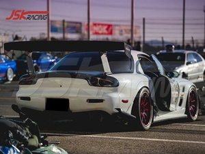 Spoiler GT in Fibra di Vetro 1800mm per Mazda RX7 FD3S 1992-2002, Alettone Posteriore Stile E 052 - Product Image 2