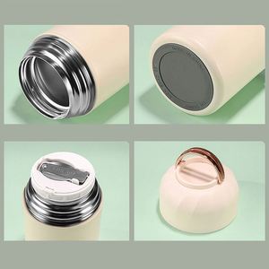 Portable Stainless Steel Soup Warmer <b>Container</b> Insulated Thermal Flask Jar Thermos Cup Lunch Box Set with Spoon <b>Wine</b> Cup - Product Image 6