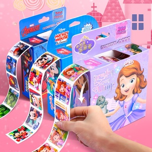 Autocollant de dessin animé <span class=keywords><strong>Spiderman</strong></span>, autocollant de récompense princesse, autocollant auto-adhésif pour la maternelle, petit cadeau, décoration, papeterie - Product Image 2