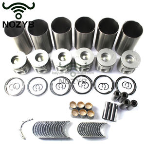 מוצרים חמים 6D34 ערכת צינת מנוע בוכנה טבעת בוכנה צילינדר סט עבור ערכת בנייה מחדש של חופר קובלקו ME220454 ME013366 - Product Image 2