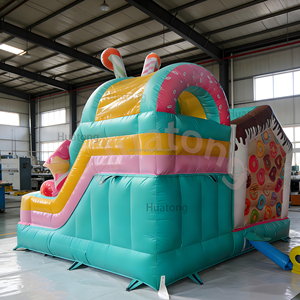 Castillo Inflable Comercial para Fiestas al Aire Libre, Castillo Inflable de PVC para Niños con Tobogán, <span class=keywords><strong>Casa</strong></span> de Brinco para Niños - Product Image 3