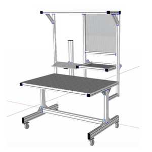 Hochleistungs-Aluminium-Extrusion profilrahmen Custom Fitter <span class=keywords><strong>Table</strong></span> Anti statische Workstation - Product Image 5